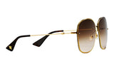 Gucci Square-frame Metal Sunglasses