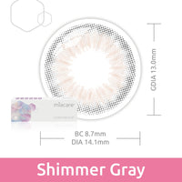 Miacare Confidence Shimmer Daily Color Lens (10 PCS)