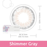 Miacare Confidence Shimmer Daily Color Lens (10 PCS)