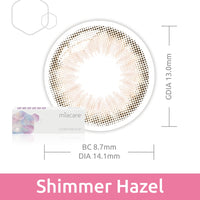 Miacare Confidence Shimmer Daily Color Lens (10 PCS)
