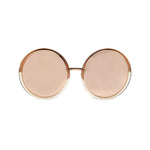 Linda Farrow 457 Round Sunglasses In Rose Gold - Optic Butler
 - 1