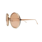 Linda Farrow 457 Round Sunglasses In Rose Gold - Optic Butler
 - 2