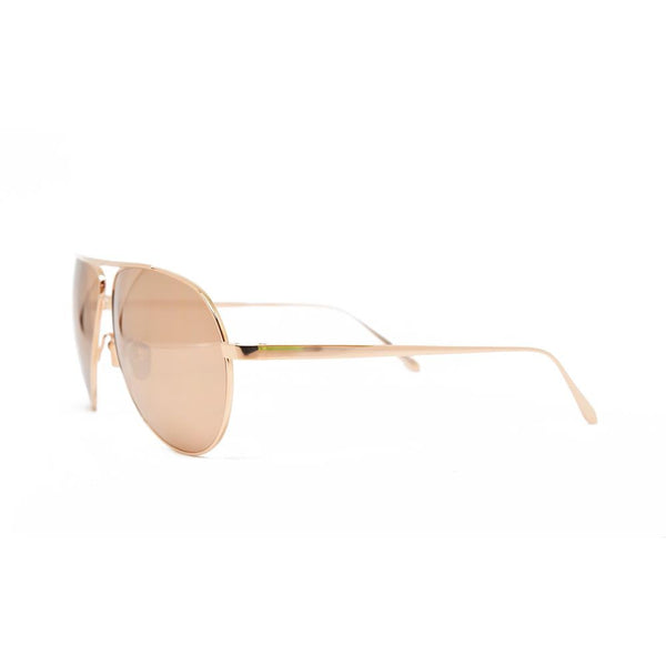 Linda Farrow 501 Aviator Sunglasses in Rose Gold - Optic Butler
 - 2