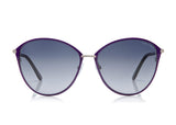 Tom Ford FT0320 PENELOPE VINTAGE ROUND SUNGLASSES - Optic Butler
 - 1