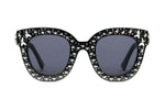Gucci Cat Eye Acetate Sunglasses with Stars