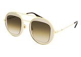 Gucci Round-frame Metal  Sunglasses