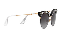 Gucci Cat Eye Acetate Sunglasses with Pearls