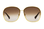Gucci Square-frame Metal Sunglasses