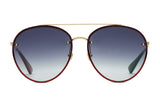 Gucci Aviator Metal Sunglasses