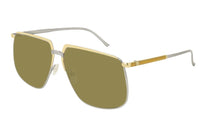 Gucci Square-frame Metal Glasses