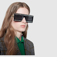 Gucci Mask-frame Acetate Sunglasses