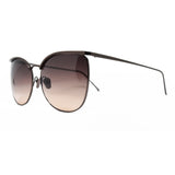 Linda Farrow 509 Browline Sunglasses In Nickel - Optic Butler
 - 2