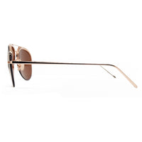 Linda Farrow 543 Aviator Sunglasses In Rose Gold - Optic Butler
 - 3