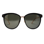 Linda Farrow 547 Oversized Sunglasses In Black & Rose Gold - Optic Butler
 - 1