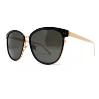 Linda Farrow 547 Oversized Sunglasses In Black & Rose Gold - Optic Butler
 - 2