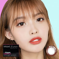 Maxi Eyes Ring Lens Brown Monthly