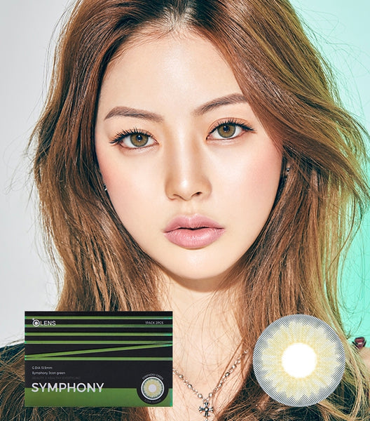 OLens Symphony 3Con Green Monthly Lens